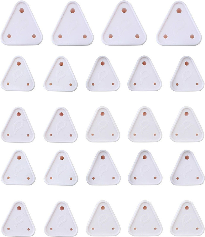 INAMORATA 24 Pieces Baby Safety Proofing Electric Sockets Guards Switch Board Socket Cover(White)