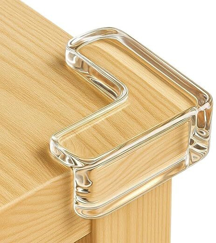 Kuchhal Silicone Corner Protectors for Sharp Edges(Transparent)