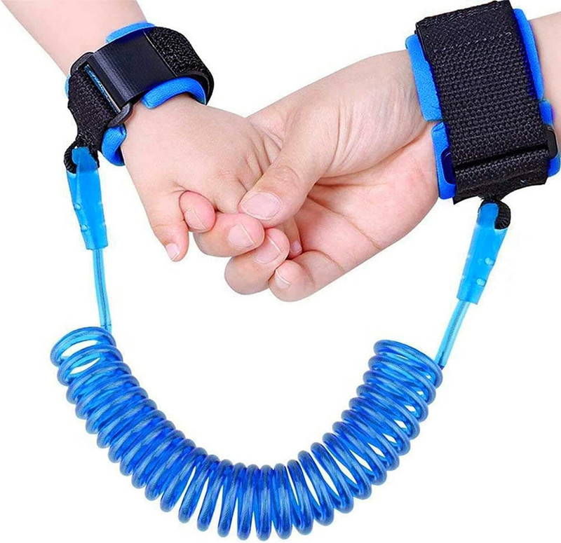 STARLIX Child Safety Belt Anti-Lost Wrist Link Harness Strap for Public & Outdoor Use(Blue)