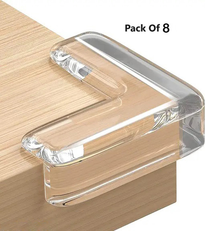 nuwi Kids Safety Transparent Corner Edge Guard for table, Dressing Table, Bed Corner(transparent)