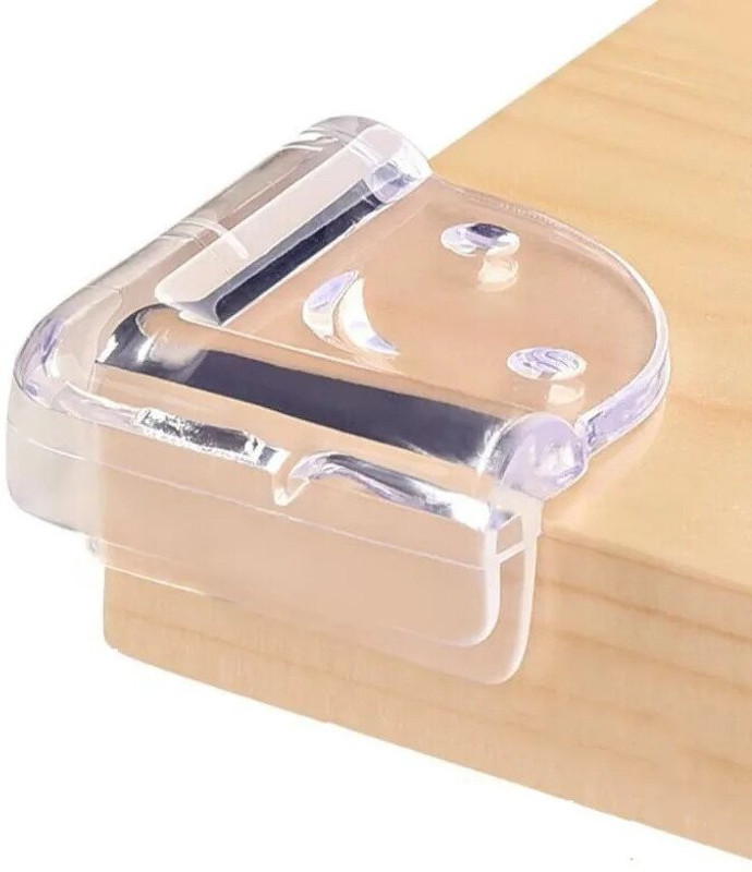 Y Mall Pre-Taped Clear Corner Protectors, Table Corner Guard & Edge Safety 8 pcs(Transparent)