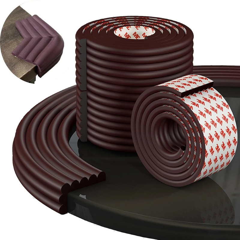Holy Delight Table Protection Strip Protector, Extra Soft Foam Edge Safety Strip for Baby(Maroon)