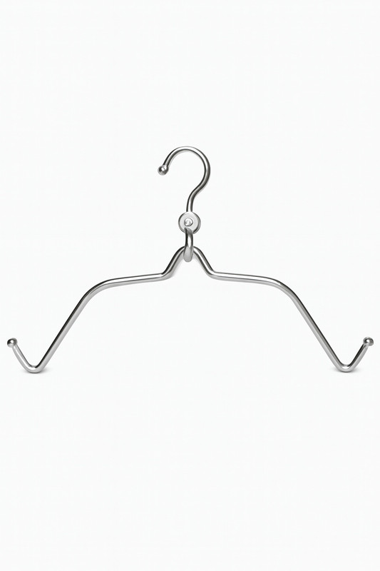 MYSACART CR203-H Stainless Steel Baby Cradle Hanging Rod 8mm Durable Swing Hanger(Silver)