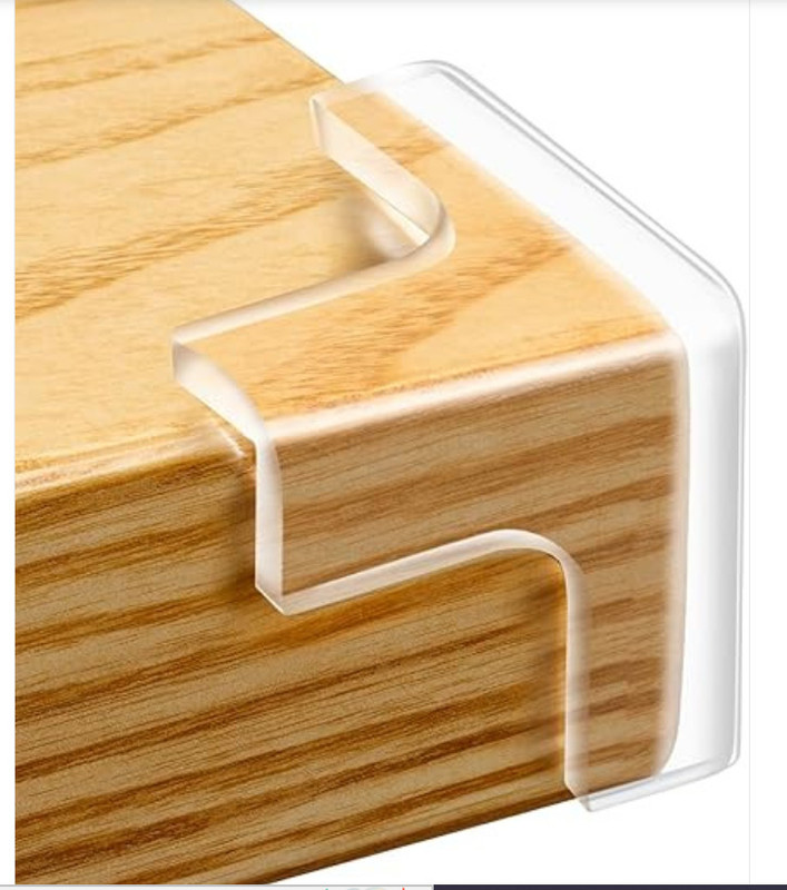 shynex (Pack of 4) Silicon Corner Protecter(Transparent)