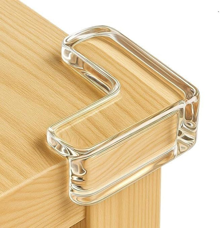 One23POP Corner Protectors Pack of 20 | Baby Proofing Guards for Furniture(transparent)