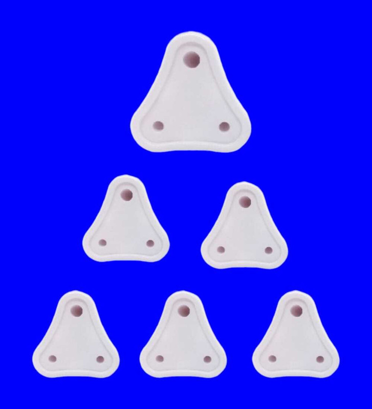 AirSoft Outlet Covers Baby Proofing Security Electrical Plug Protect 3-Prong Design X(White)