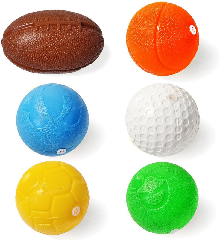 Shyam Creation Pack of 6 Colorful Squeeze chuchu Balls Bath Toys for kids Rattle(Multicolor)