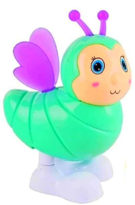 Bloombec Jumping Bee Wind Up Key Operated Crawling Walking Toy for Kids Rattle(Multicolor)