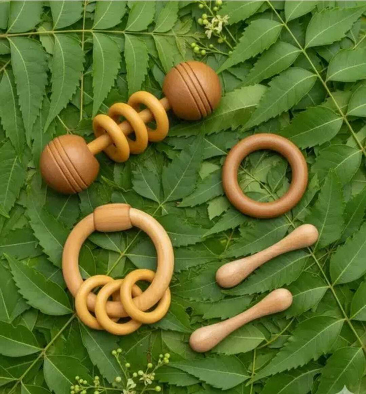 Shreeja Shilpcraft RAttle xombo Rattle(Brown)