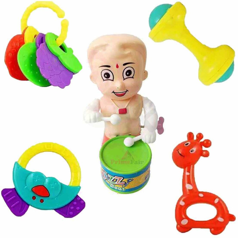 ROSEFAIR Baby Rattle for New Born Babies, Baby Rattle Toys for for Kids, Boys, Girls Rattle(Multicolor)