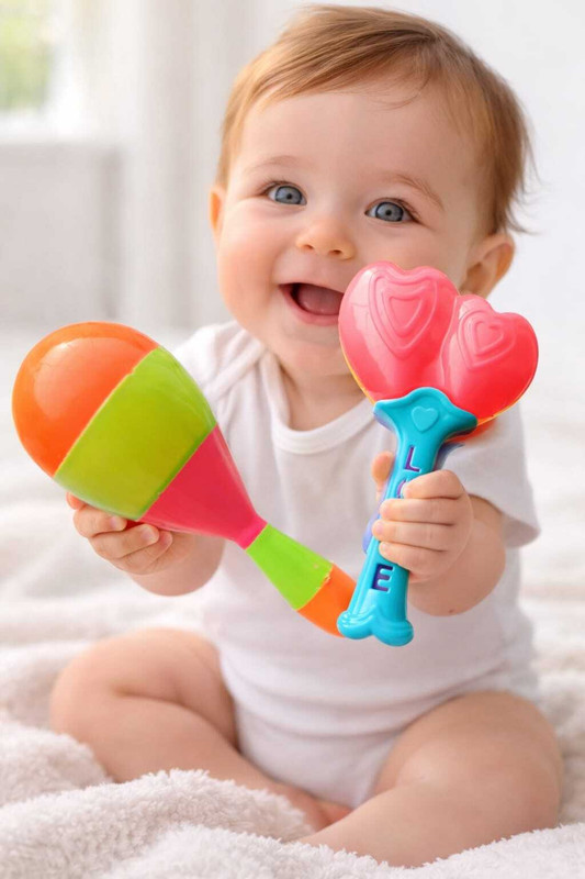 ektawings Jhunjhuna Toys For Baby boy & Baby Girls Rattle(Multicolor)