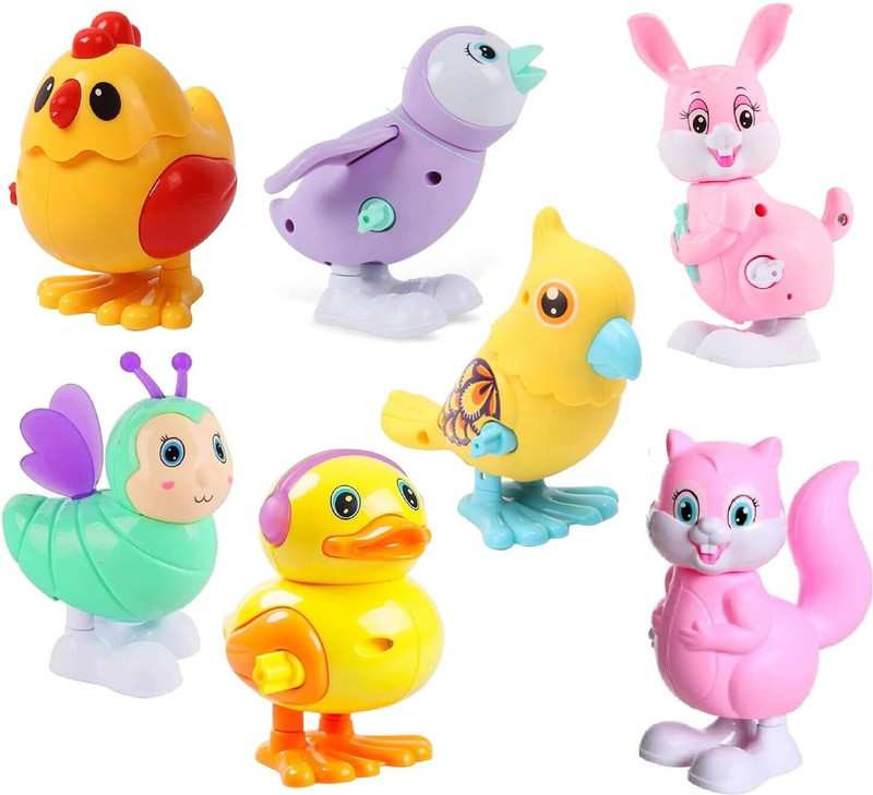 ZUNBELLA 3 Pcs Cute Jumping Bird Wind Up Toys Key Operated Colorful Bird Toys for Kids(Multicolor, Pack of: 3)