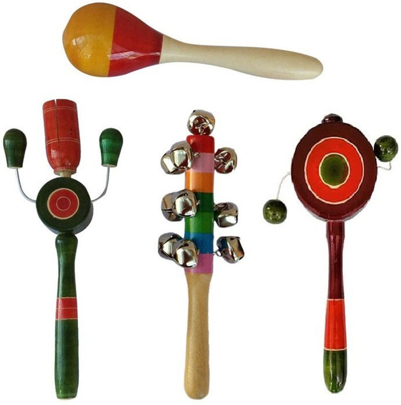 Channapatna Toys play baby rattles Rattle(Yellow)