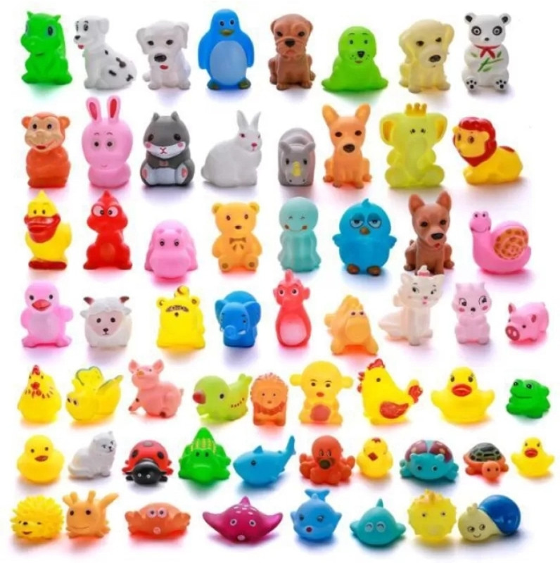 Khatushyam Crator 12 piss baby bath chu chu mix cartoon Cractor mul Rattle(Multicolor)
