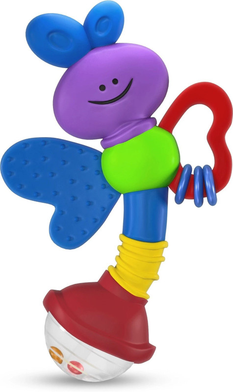Cradle Butterfly Rattle Rattle(Multicolor)