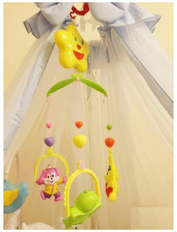 KidsCorner New Musical Hanging Rattle Toys Cartoons New Born Babies Mixed Attractive Rattle(Multicolor)