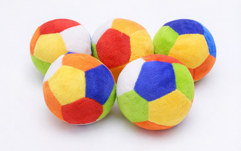 Thanustores Soft rattle balls - 2 Rattle(Multicolor)