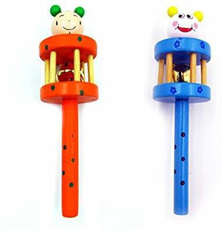 Kishore collection Single Bell Combo 2 Pcs Rattle(Multicolor)