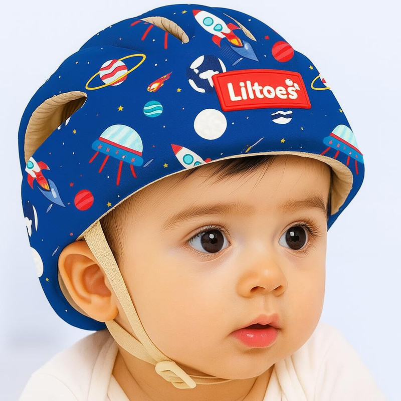 LILTOES Safety Baby Helmet(SpaceShip)