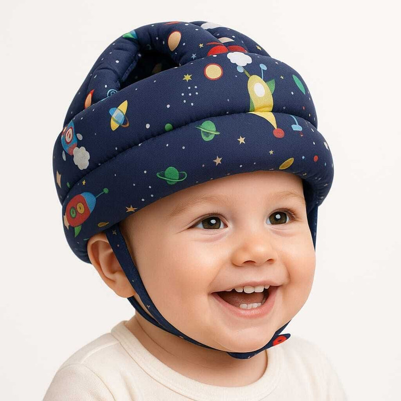 Peekaroo Safety Baby Helmet(DarkBlue)