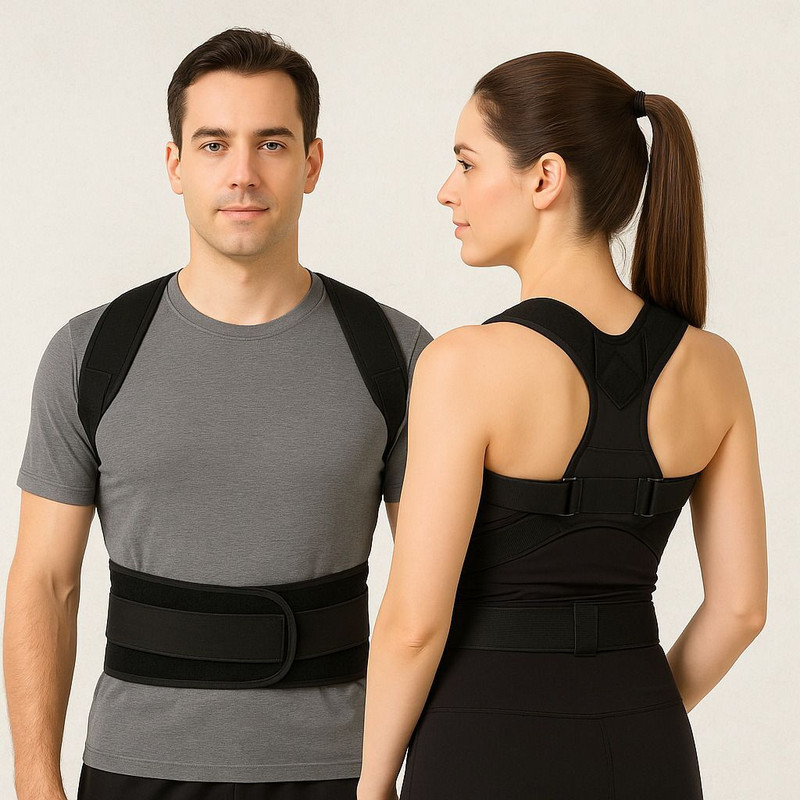 AlignFit Posture belt for men and women for back pain Back and Spine Protector