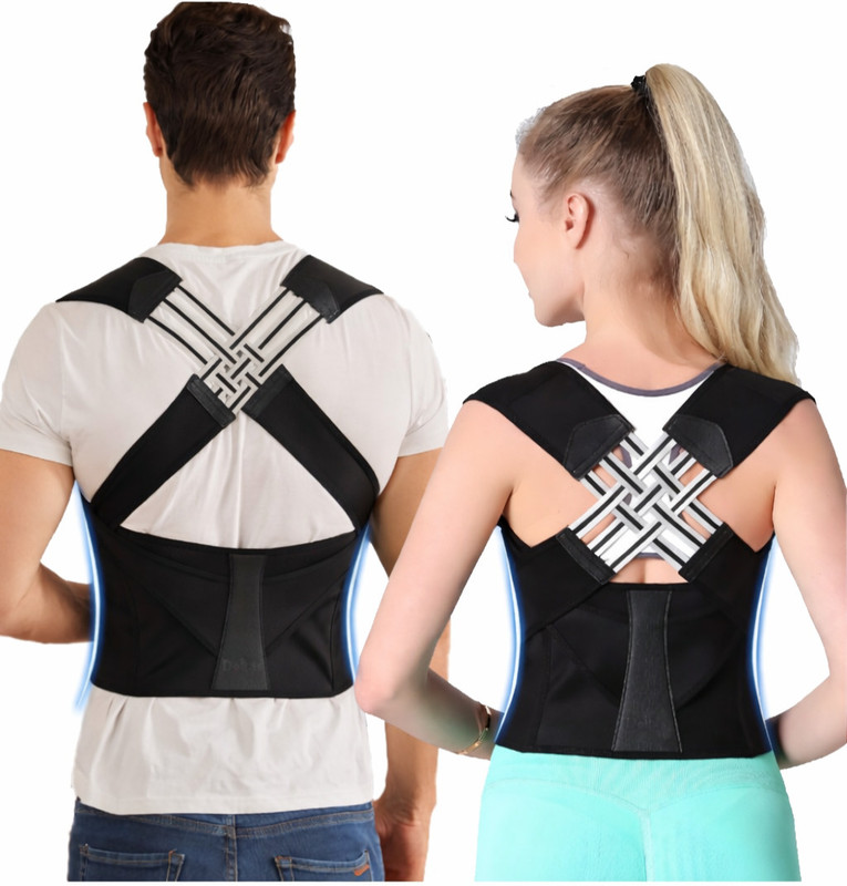 Ashoppie Neoprene Posture corrector belt Back and Spine Protector