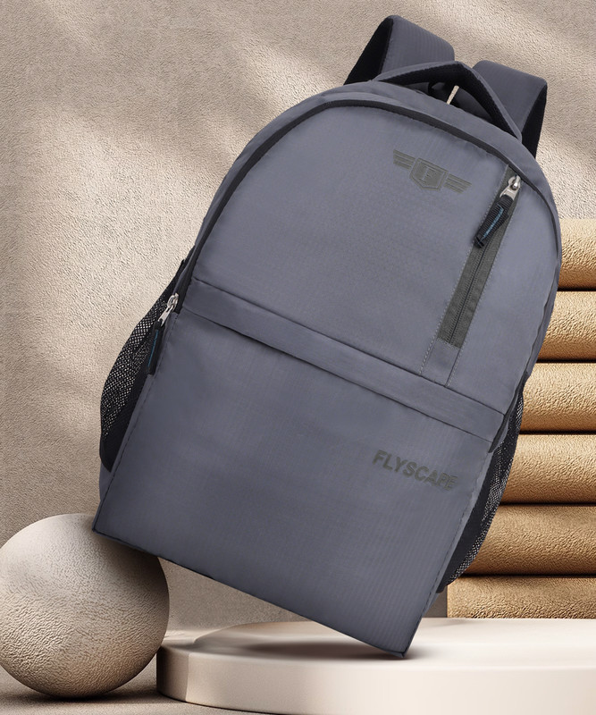 Flyscape Terror Black bag 25 L Backpack(Black, Grey, Black)