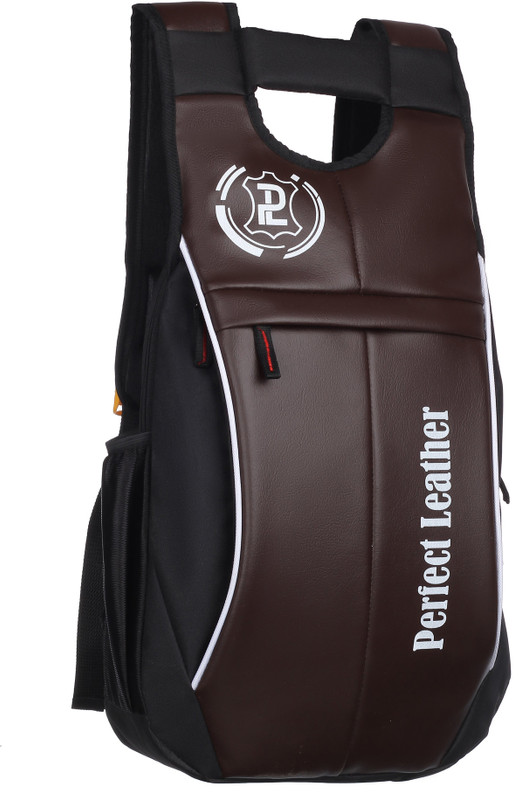perfect leather Large 25 L unisex Spacy and reflective strip Special price 25 L Laptop Backpack(Black)