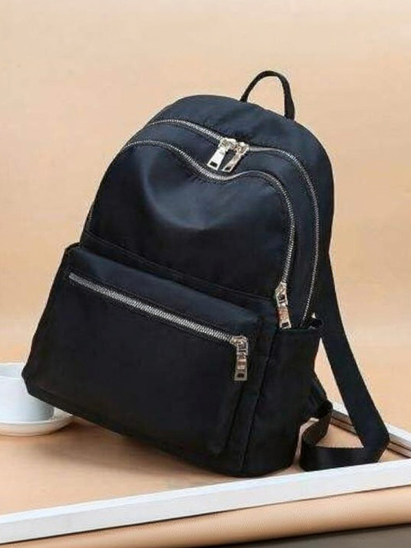 JAISOM Small 15L Black For College Trending Bag For Girls 15 L Backpack(Black)