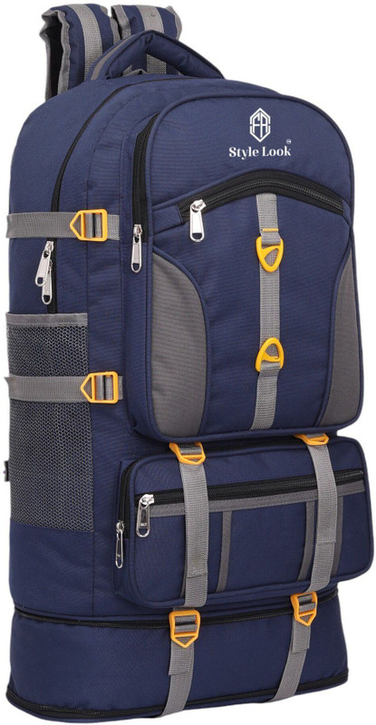 Style look Trakking bag and hikking ,rucksack travel bag for MEN luggage bag 75L BLUE) Rucksack  - 85 L(Blue)