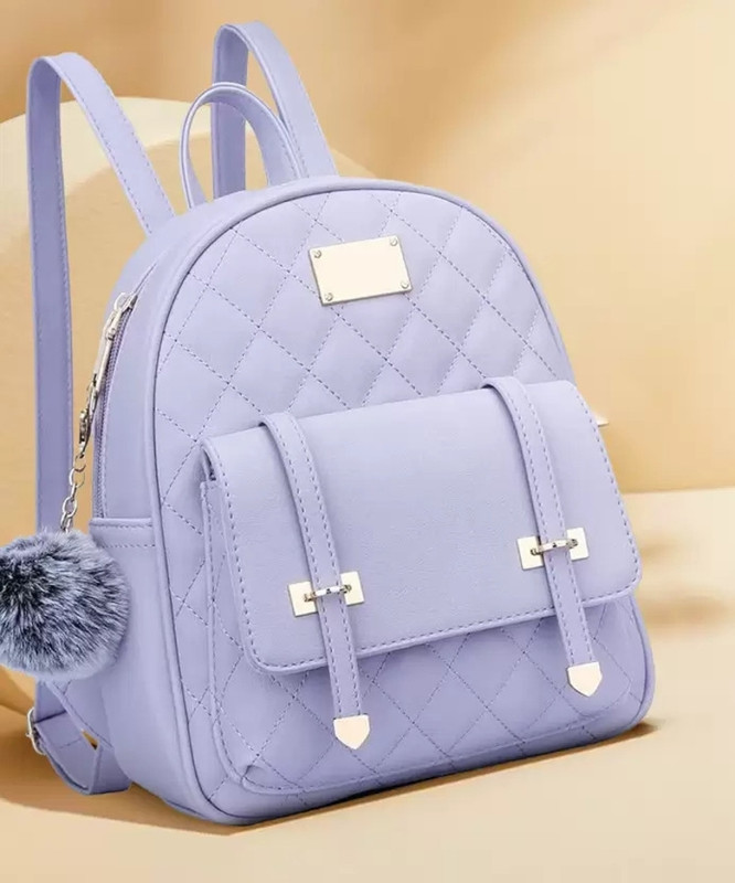 Totalytotes Backpack for Women Girls M Size Travel,Casual,College,Office,Work,Gift Bag Women 15 L Backpack(Purple)
