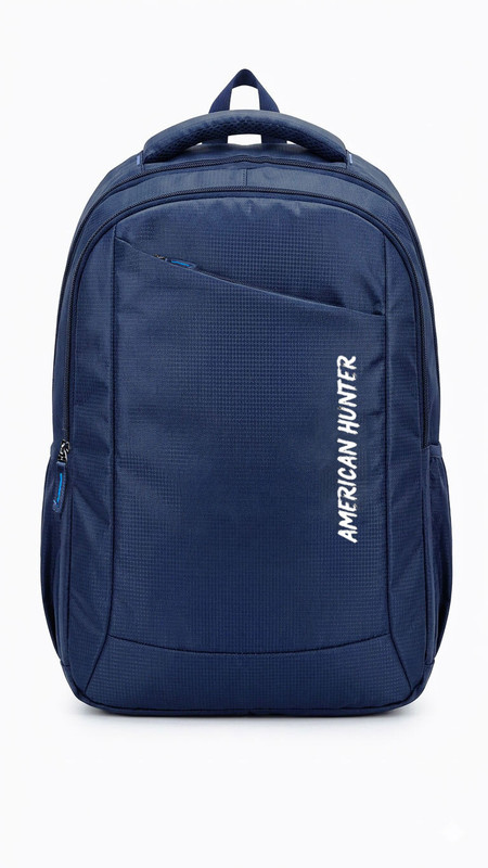 American Hunter Stylish polyester bag for men 35 L Laptop Backpack(Blue)