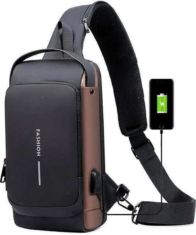 LUHI Anti-theft Water-Resistant Cross body Bags With USB Charging Port Bag Phone 6 L Backpack(Multicolor)