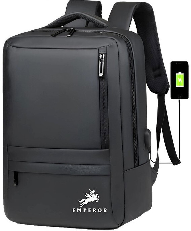 Emperor Multi-purpose Bag with USB charging Port Laptop, office, college bag 34 L Backpack(Black)