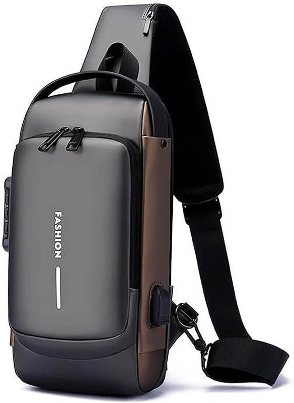 LIFE INDIA 0 L Backpack New Sling Bag Anti-Theft USB Crossbody 0 L Laptop Backpack(Multicolor)