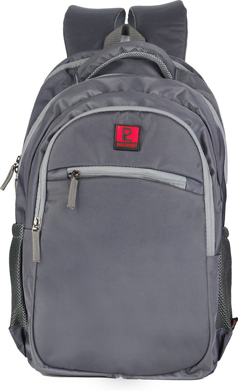 Paul London Solid 35 L Laptop Backpack(Grey)