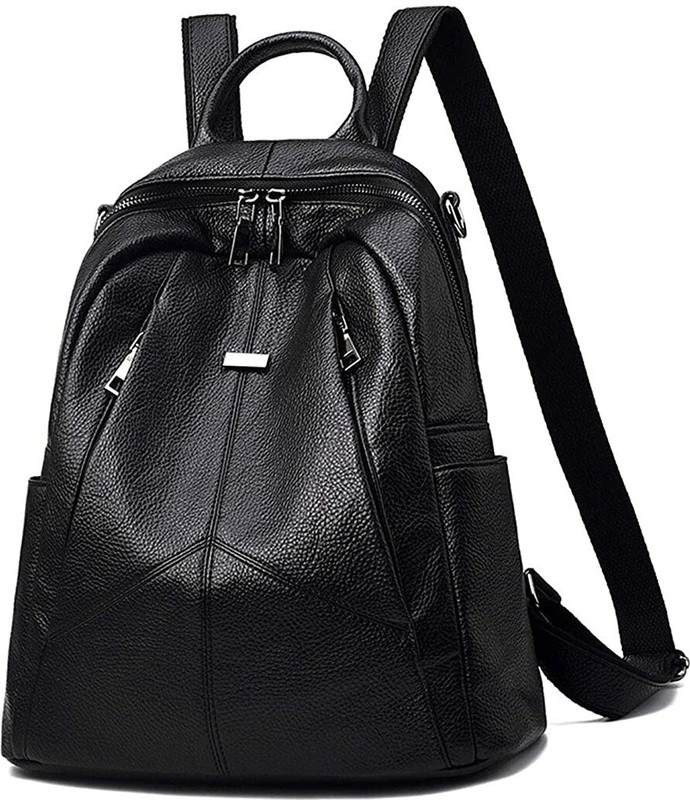 SHIVAYE Small 15 L Backpack Small Medium Backpack Cute Style Female 15 L Backpack(Black)
