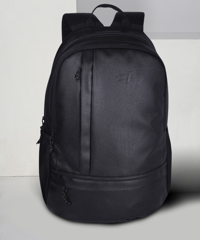F Gear Burner Art Lthr 22 L Laptop Backpack(Black)