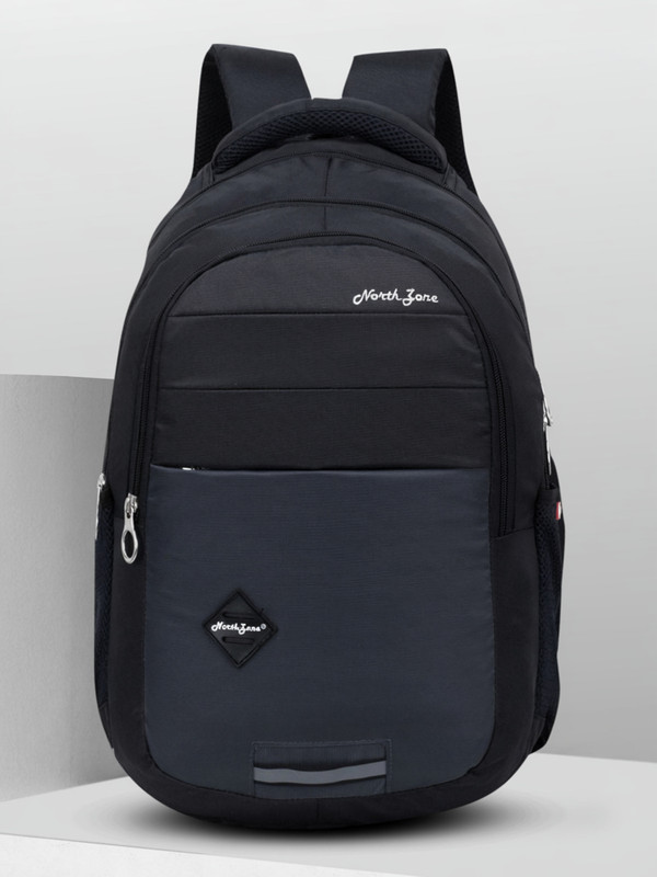 NorthZone 18 INCH NEW 25 L Laptop Backpack(Black, Grey)