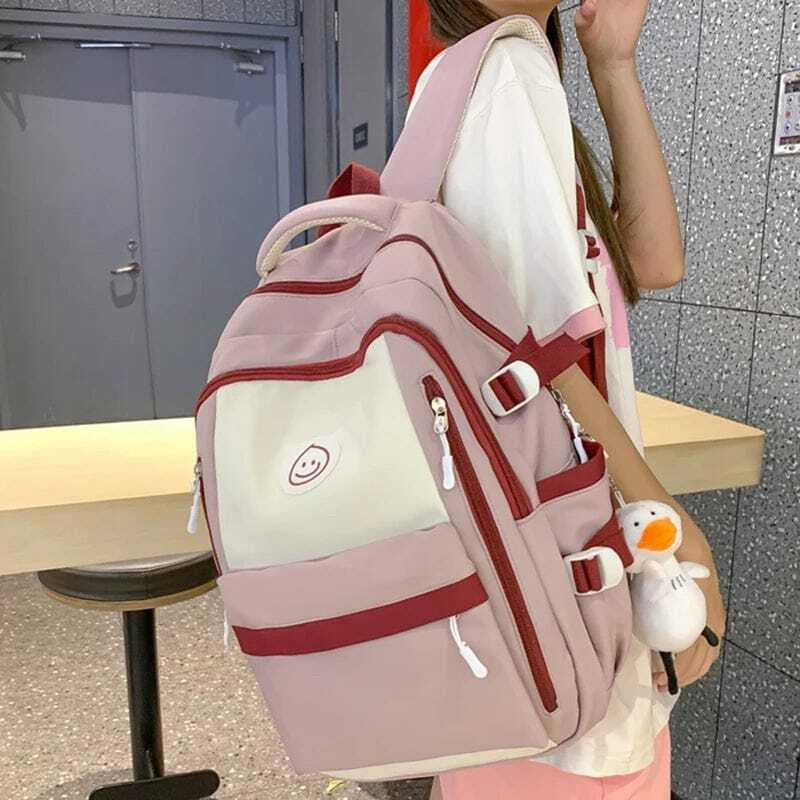 WALSON Trendy Kawaii Backpack For College or School Backpack | Standard Backpack 30 L Backpack(Black)