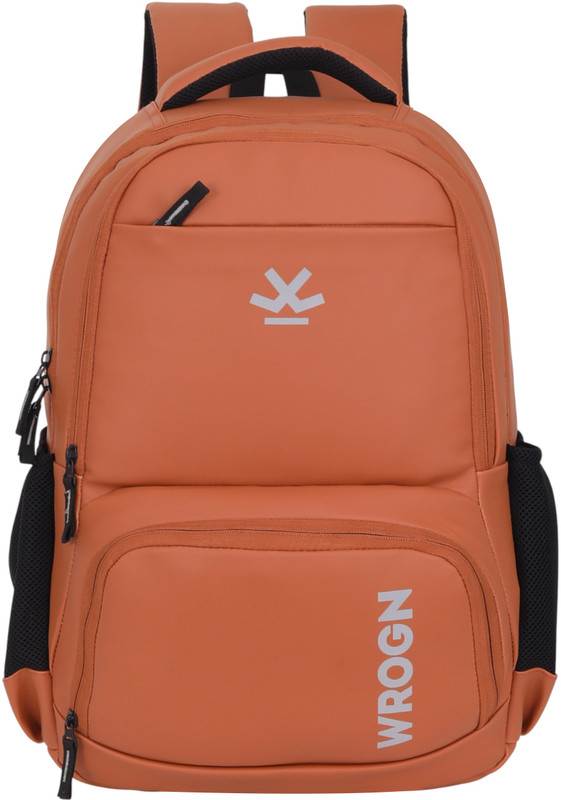 WROGN Faux Leather Axe Unisex college/school/travel 36 L Laptop Backpack(Brown)
