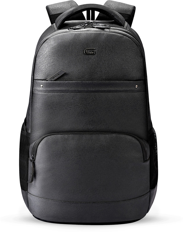 Gear Vintage 2 Anti Theft Faux Leather 31 L Laptop Backpack(Black)