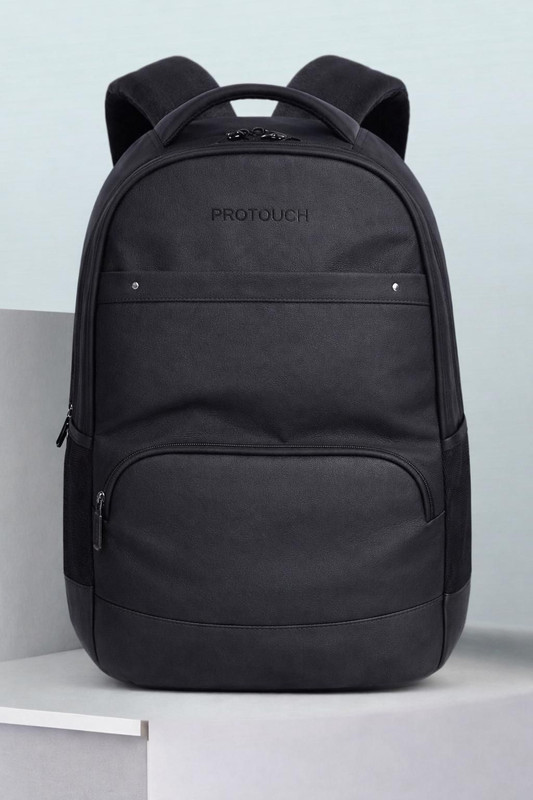 PROTOUCH Vintage 2 Leather Without Anti Theft 33 L Laptop Backpack(Black)
