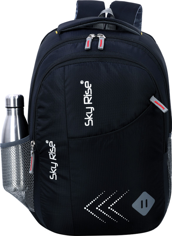 SKY RISE FLYNET Backpack for Men Women Boys Girls/Office School College Teens & Students Waterproof Backpack(Black, 35 L)