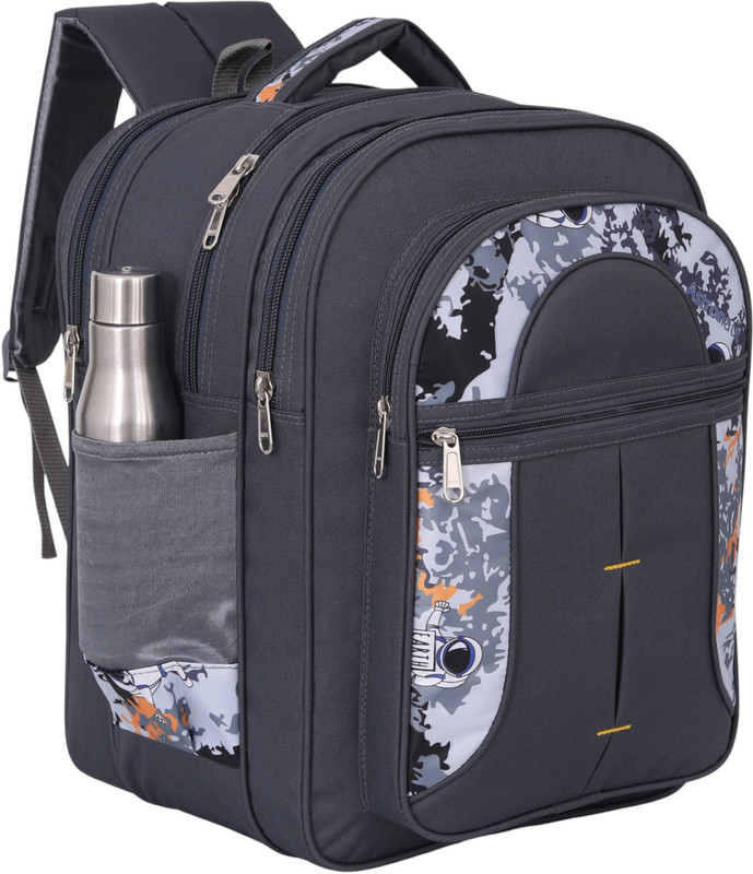 WROGN 5th to 10th Class School bag Waterproof Stylish Tuff Backpack 70 L Backpack(Grey)