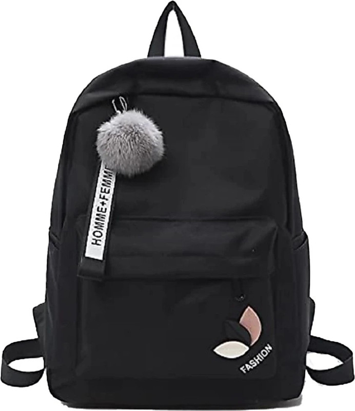 Alison Back_PackLatest Trendy Used For Girls Pu Leather School Student Travel BB_Alis 12 L Backpack(Black)