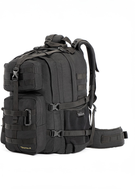 Tripole Alfa Military 45 L Laptop Backpack(Black)