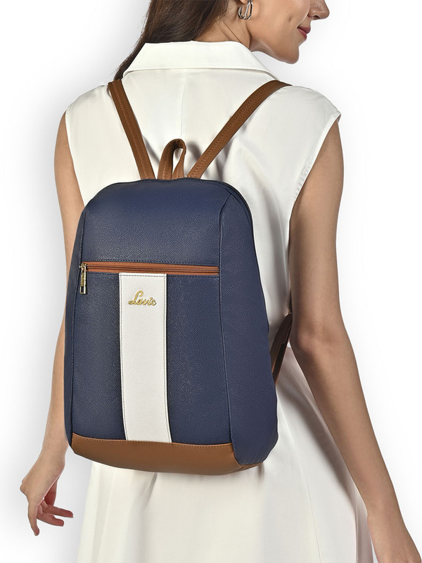 LAVIE Cobie Colourblock 11 L Backpack(Blue)
