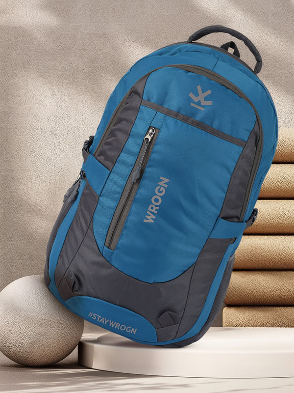 WROGN Laptop backpack spacy unisex backpack fits upto 16 Inches/college bag/school bag 55 L Backpack(Blue, Yellow)