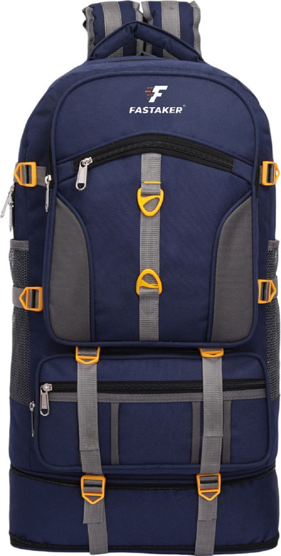 Fastaker 90L Travel Backpack | Large Capacity Trekking & Hiking Rucksack 90 L Backpack(Blue)